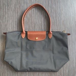 Longchamp Le Pliage Original Large Tote Bag (Gray)